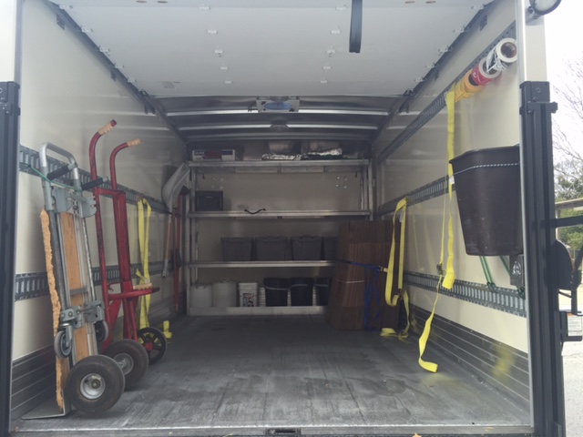 interior of hazmat's new truck