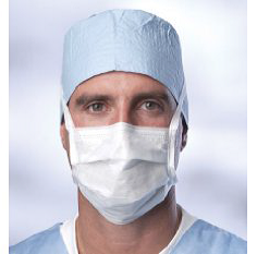 man wearing surgical mask