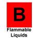 Type B - flammable liquids